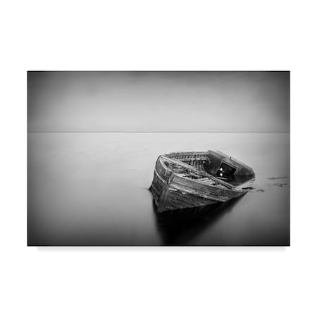 Trademark Fine Art Wildphotoart 'Abandoned Boat' Canvas Art, 22x32 1X07834-C2232GG